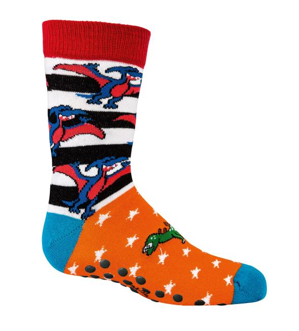 6 Paar TippTexx 24 Kinder ABS Stoppersocken Dinos